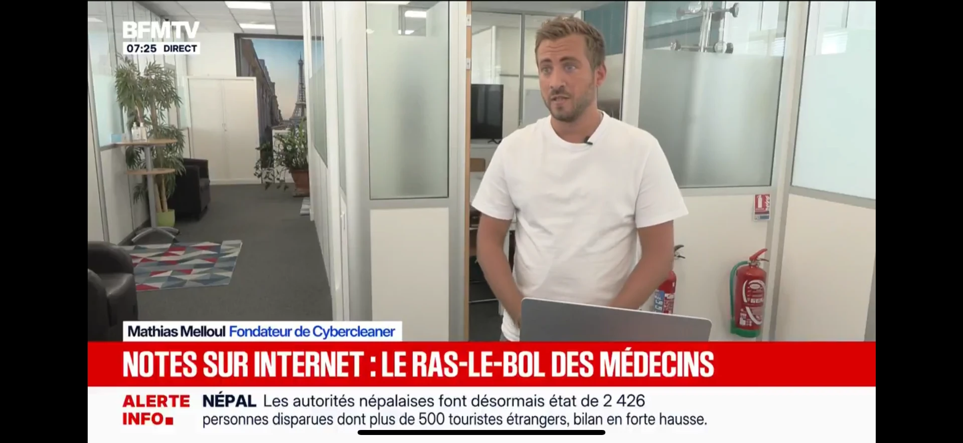 Mathias Melloul, fondateur de CyberCleaner